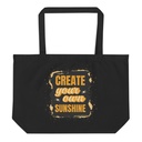 Create your own Sunshine Large Eco Tote