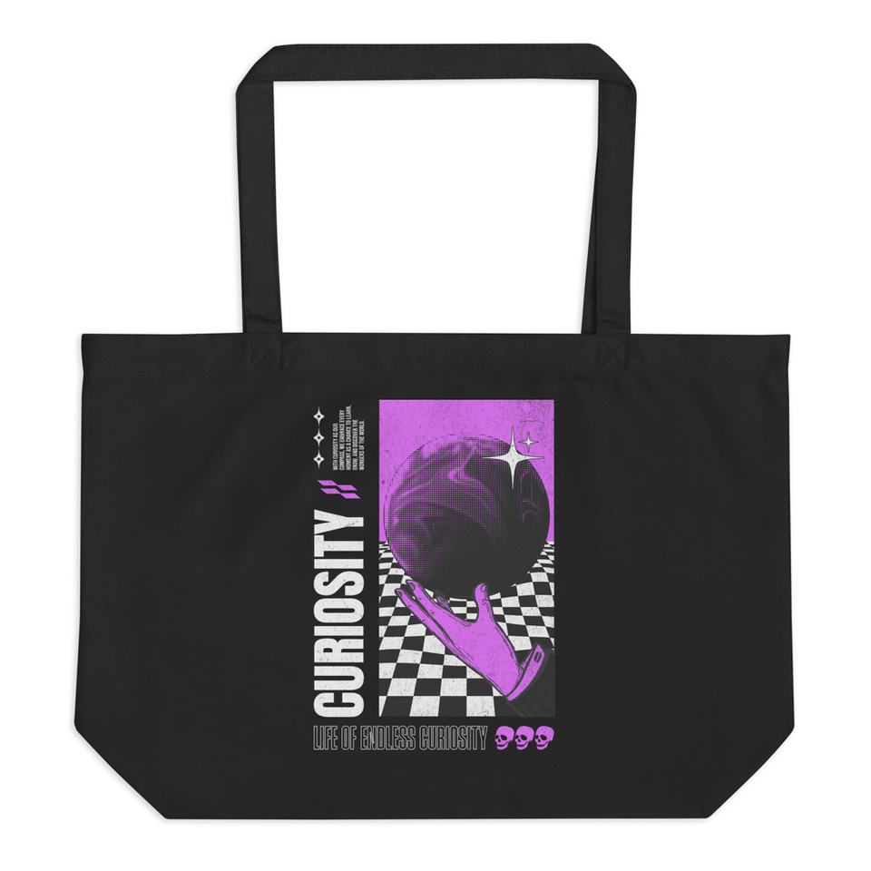 Curiosity Streetwear Large Eco Tote