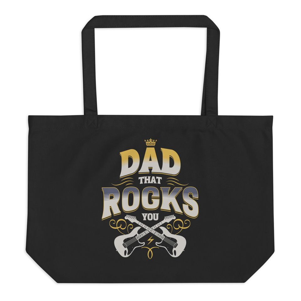 Dad That Rocks You - Electric Guitar Large Eco Tote