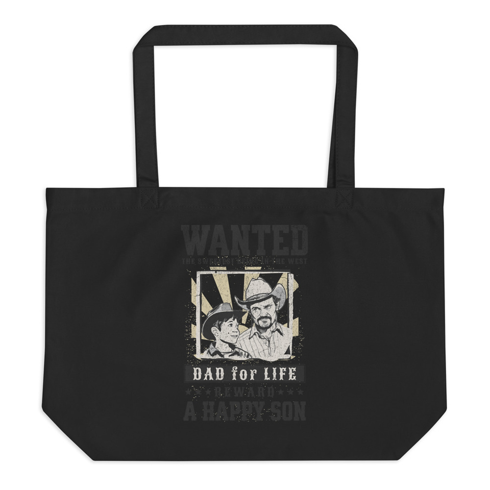 Dad Wanted Large Eco Tote