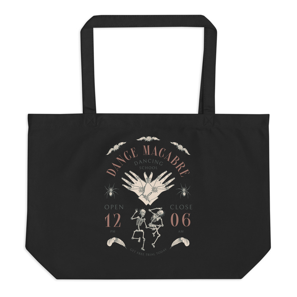 Dance Macabre - Dancing School Large Eco Tote