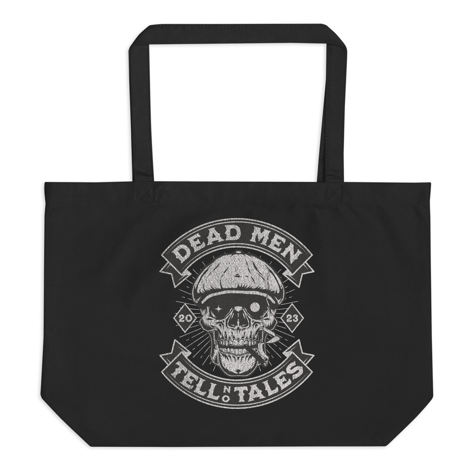 DEAD MEN TELL NO TALES Large Eco Tote