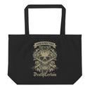 Death Certain and Unexpected Large Eco Tote