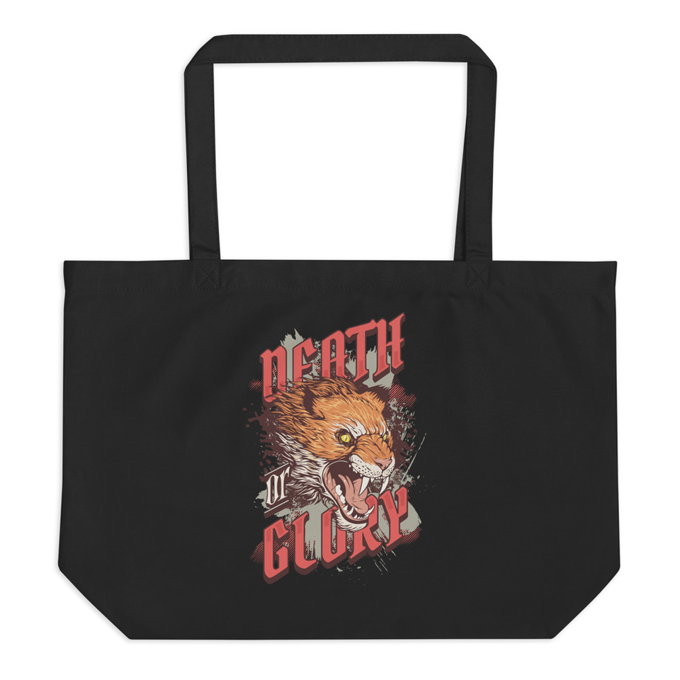 Death or Glory - Fierce Animal Large Eco Tote