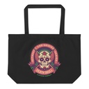 Death Skull - Badge  Large Eco Tote