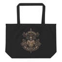 Defend us in battle - Knight with sword Large Eco Tote