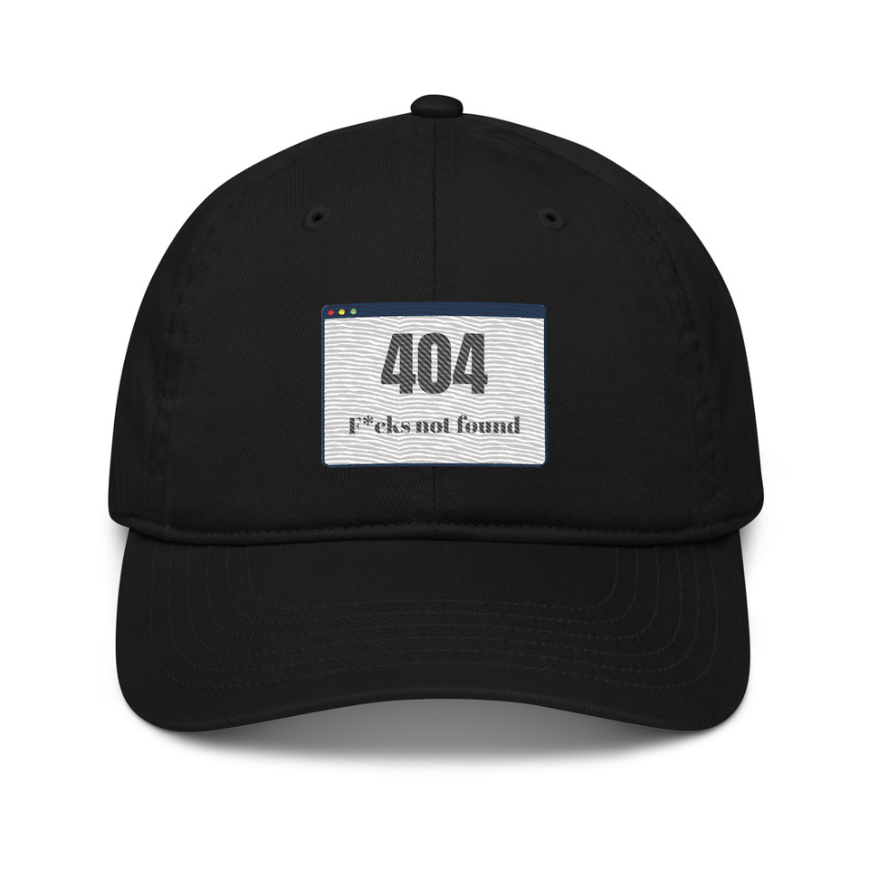 404 Organic Baseball Cap