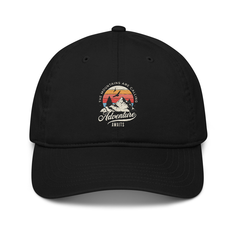 Adventure Await - Wilderness Camping Organic Baseball Cap