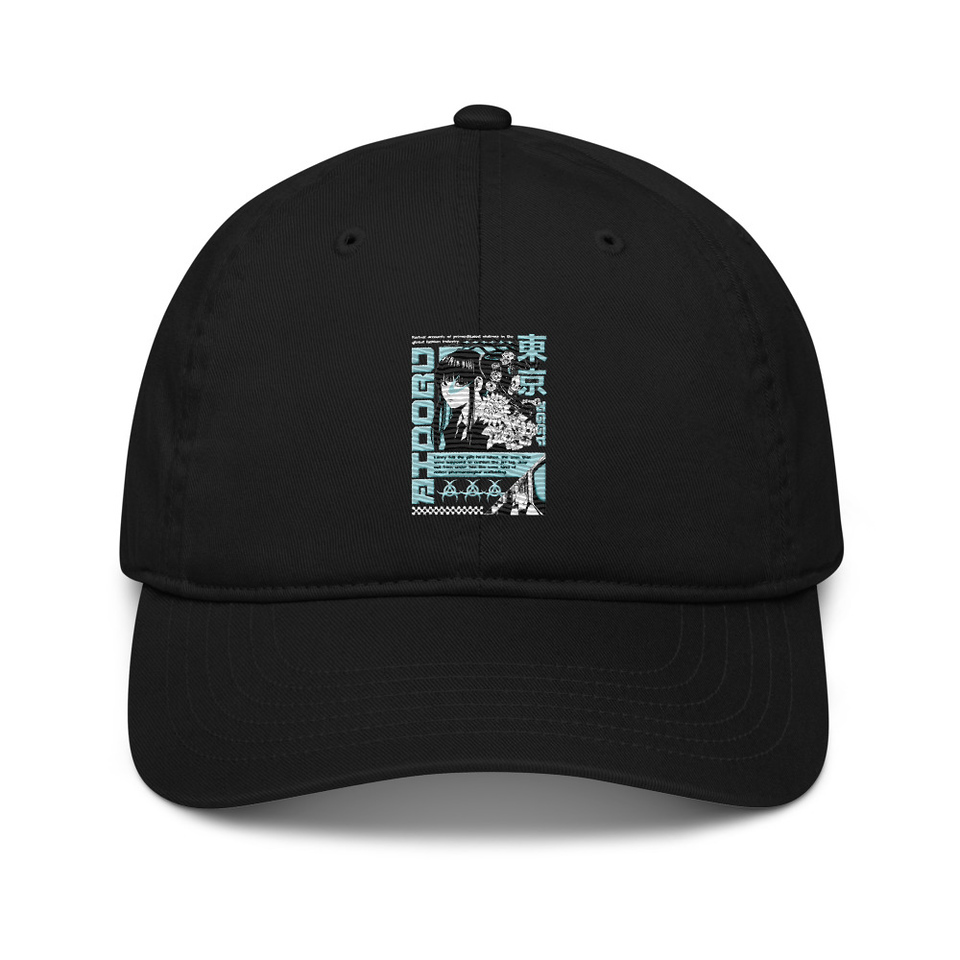 Aidoru - Japanese Anime Girl Organic Baseball Cap