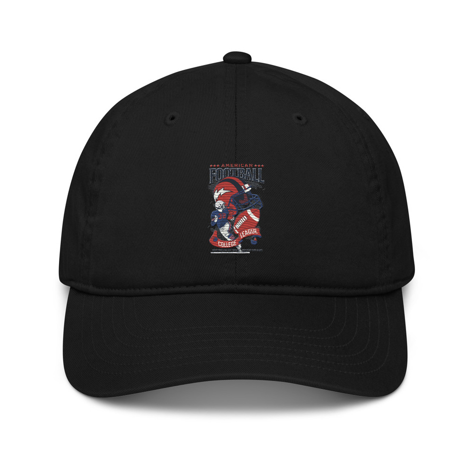 American Football - Athletic College League Organic Baseball Cap