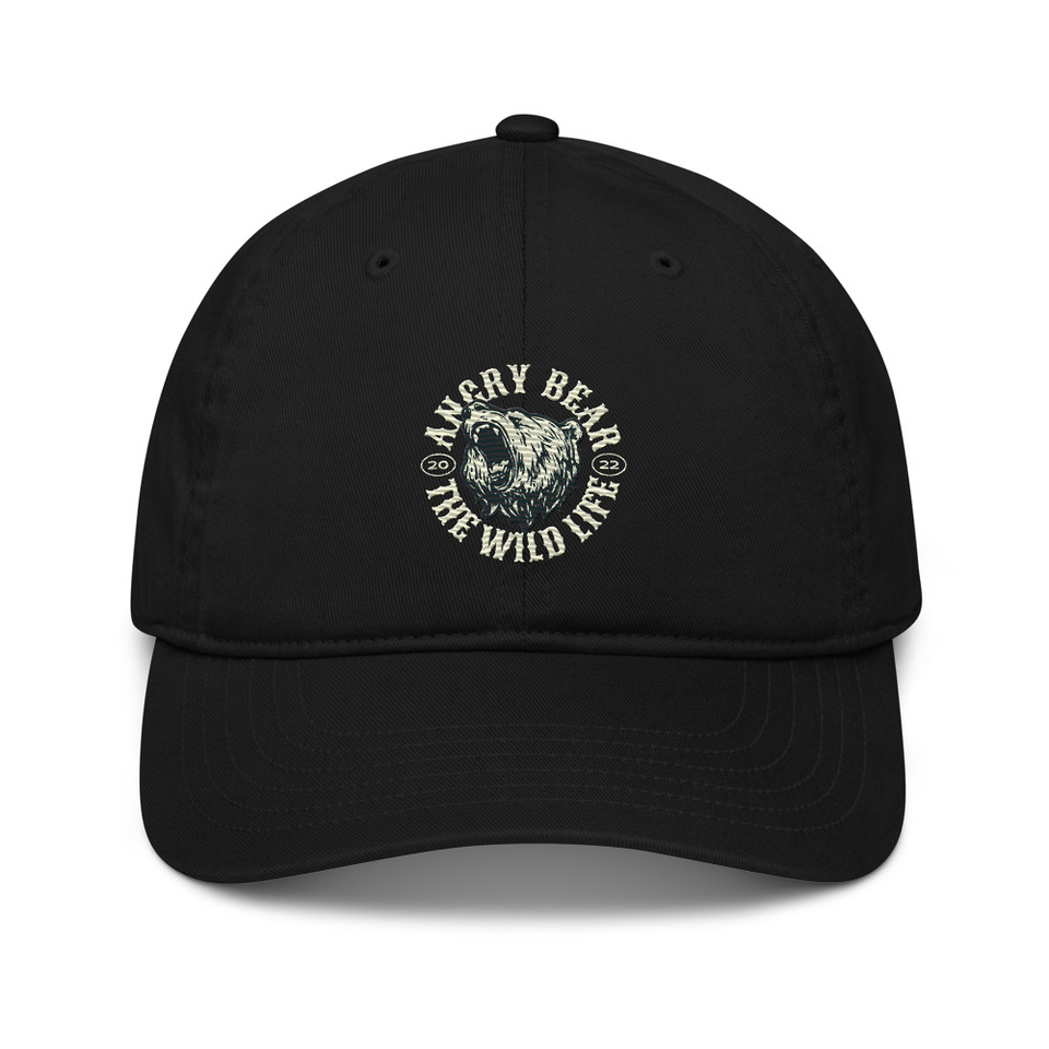 Angry Bear - Wild Life Animal Organic Baseball Cap