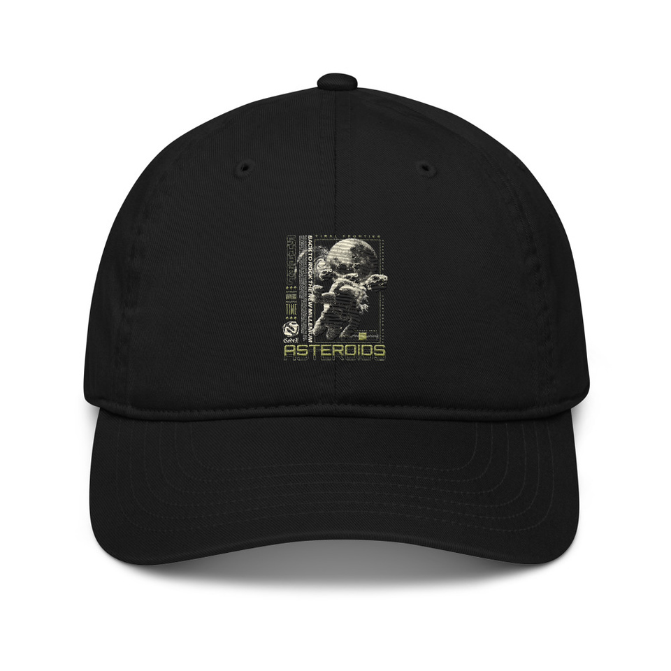 Asteroids Organic Baseball Cap