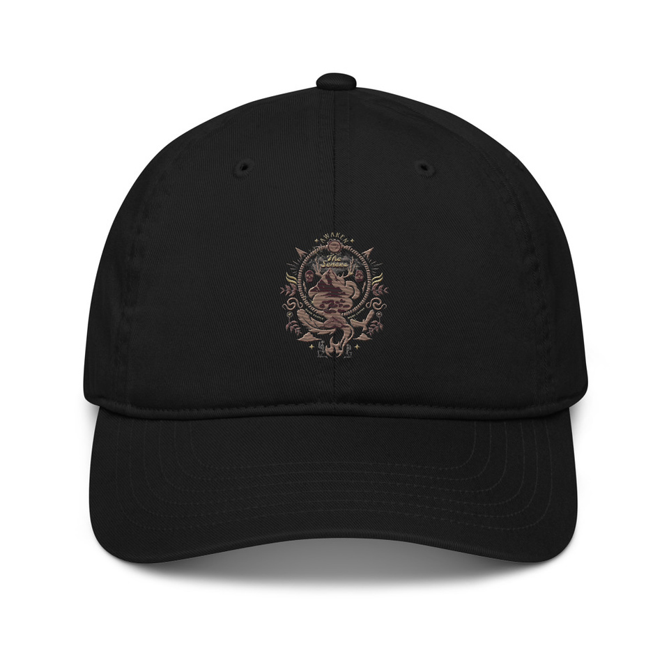 Awaken The Senses - Coffee Beans Organic Baseball Cap