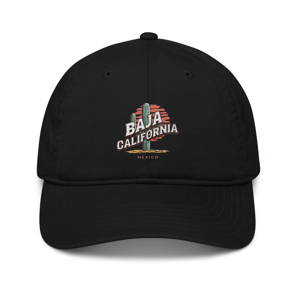 Baja Cali Mexico Organic Baseball Cap