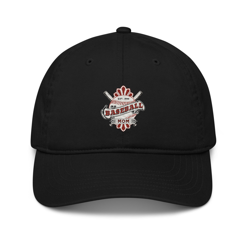 Baseball Mom Organic Baseball Cap