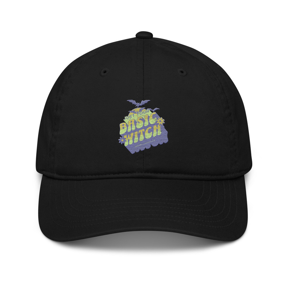 Basic Witch - Halloween Organic Baseball Cap