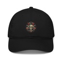 Belzebeast Pentagram - Halloween Skull with Snake Organic Baseball Cap