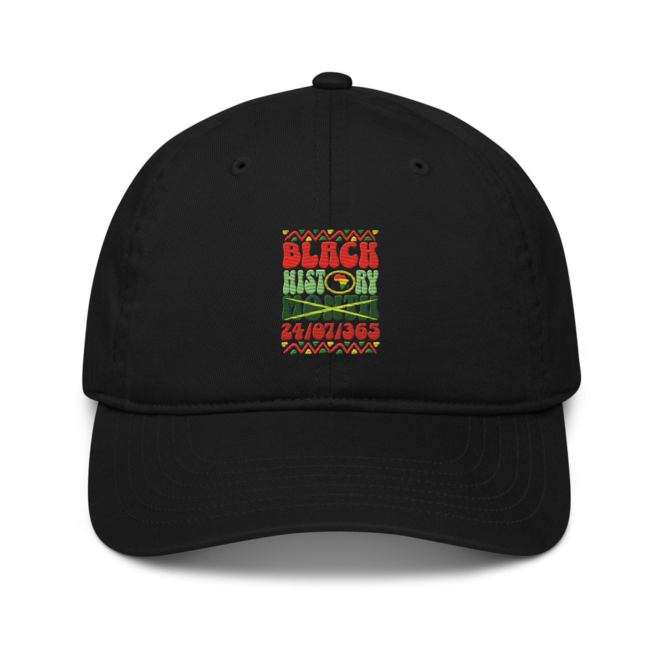 Black History Month Organic Baseball Cap