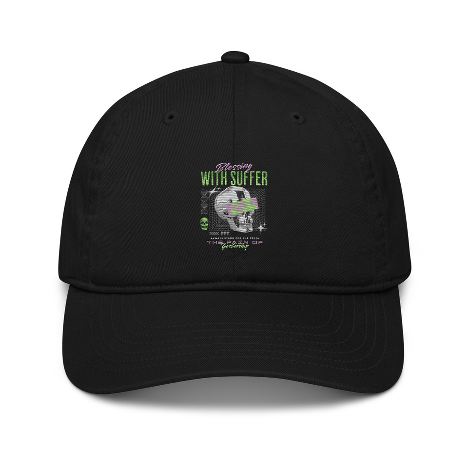 Blessing With Suffer Organic Baseball Cap