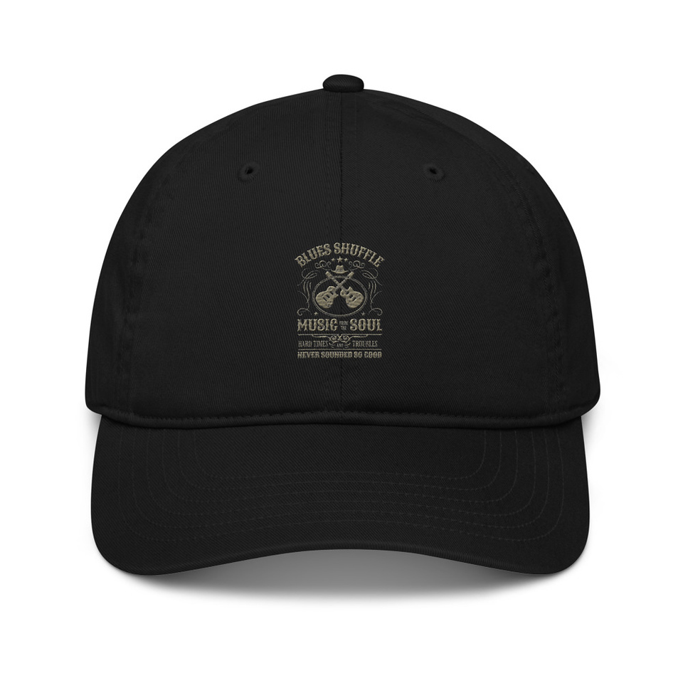 Blues Music from the Soul - Guitar Organic Baseball Cap