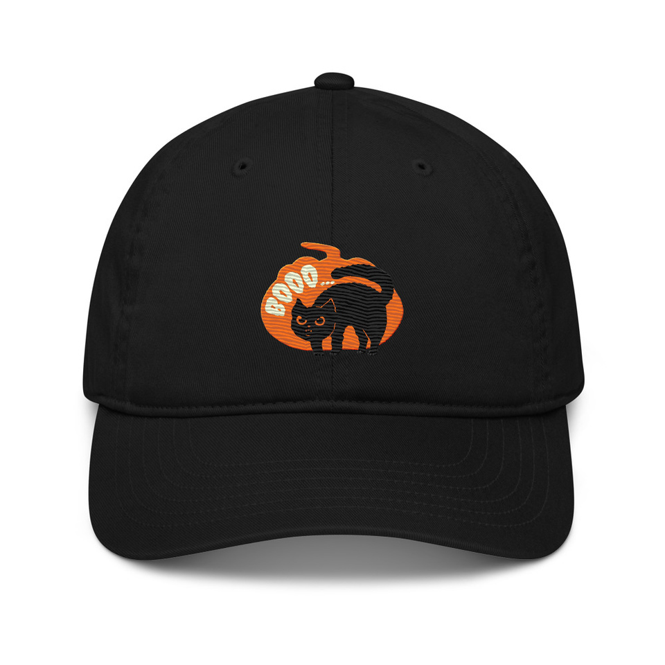 Boo - Scay Cute Cat Organic Baseball Cap