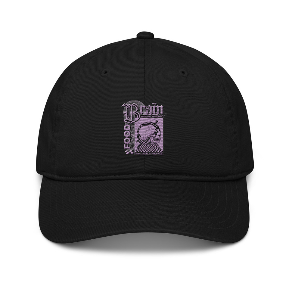 Brain Food - Y2K Skull Streetwear Organic Baseball Cap