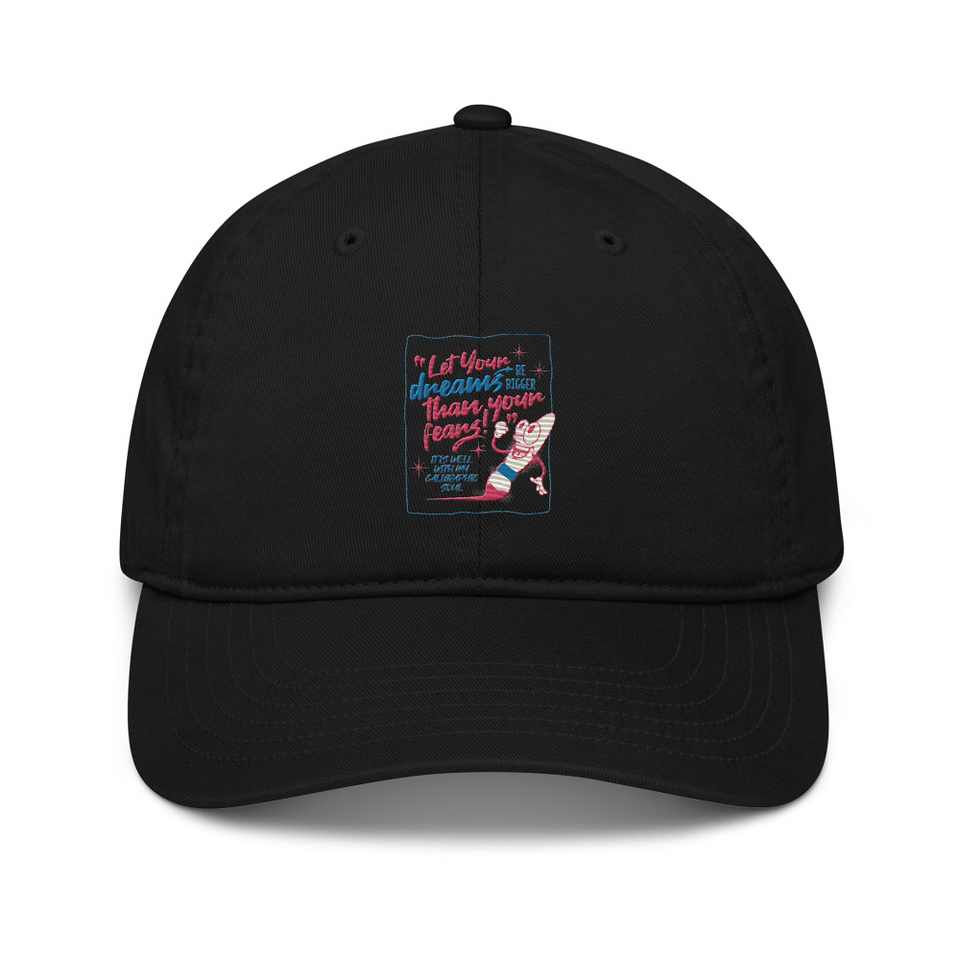 Calligraphic Soul Organic Baseball Cap