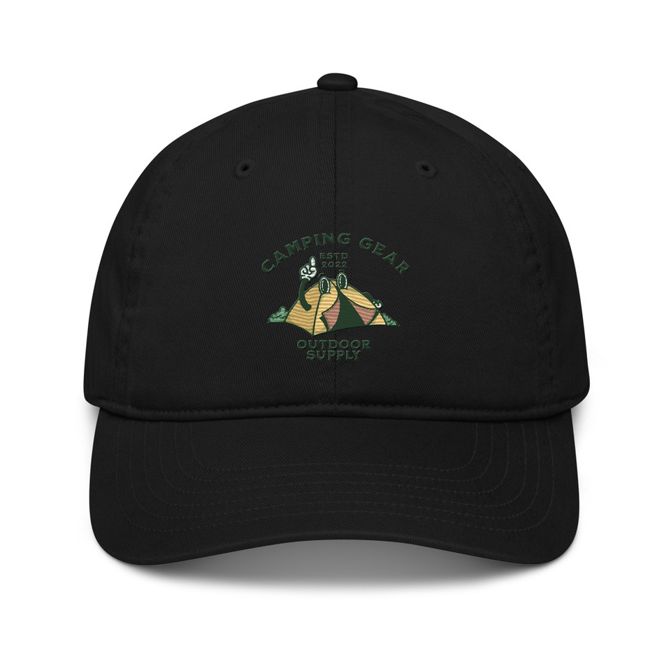 Camping Gear Organic Baseball Cap
