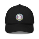 Colorful Fun Retro Style Badge Organic Baseball Cap