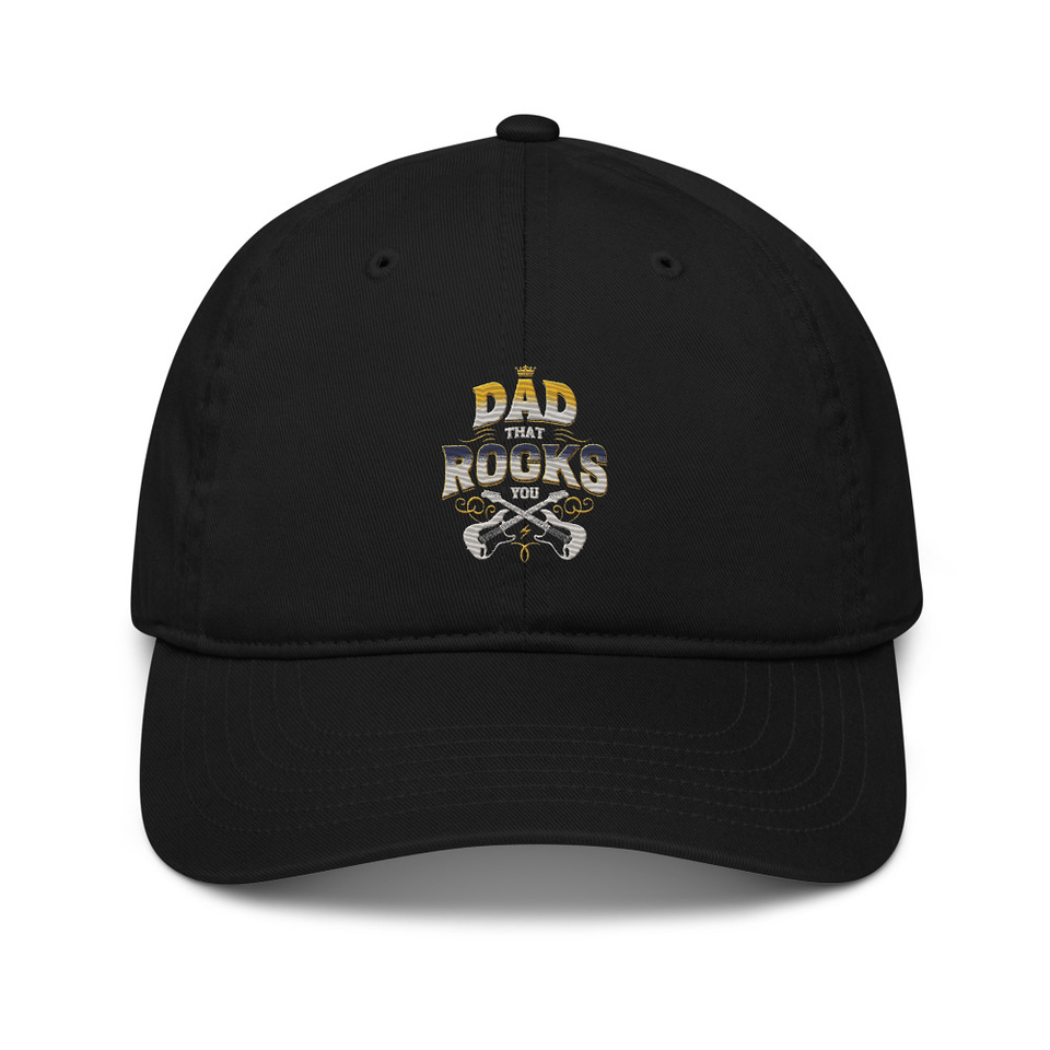 Dad That Rocks You - Electric Guitar Organic Baseball Cap