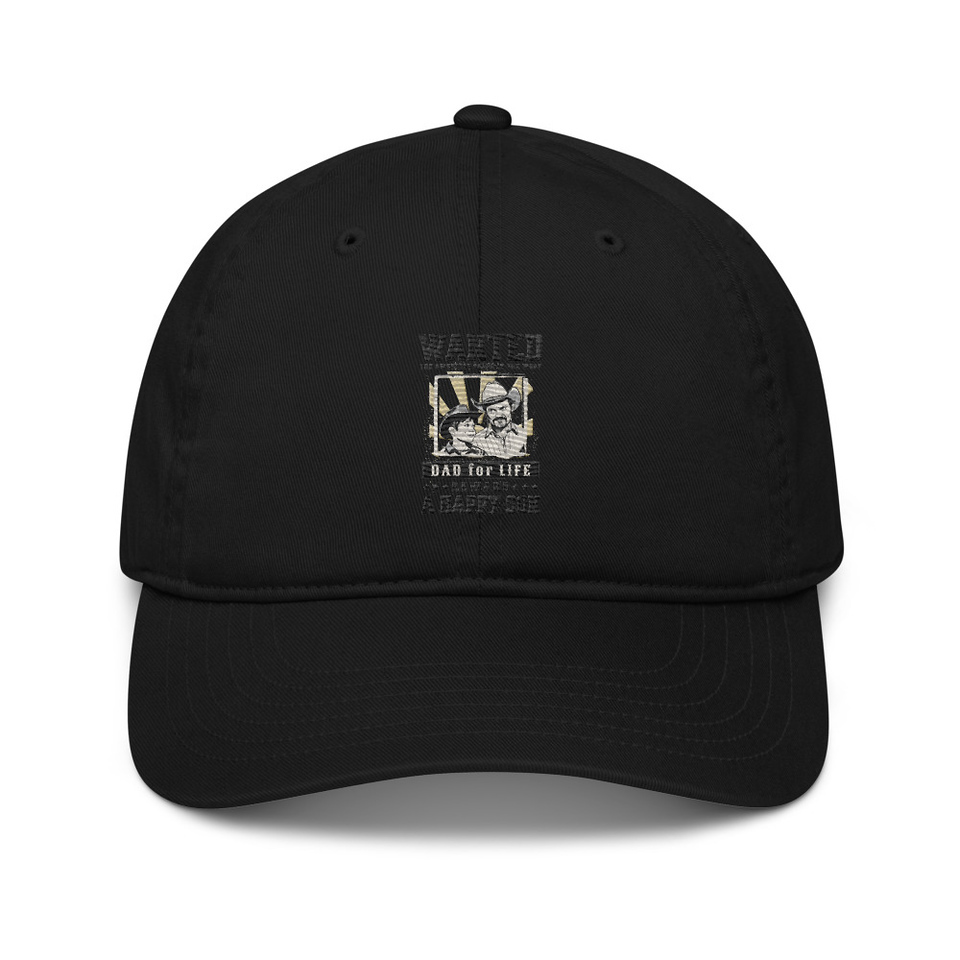 Dad Wanted Organic Baseball Cap