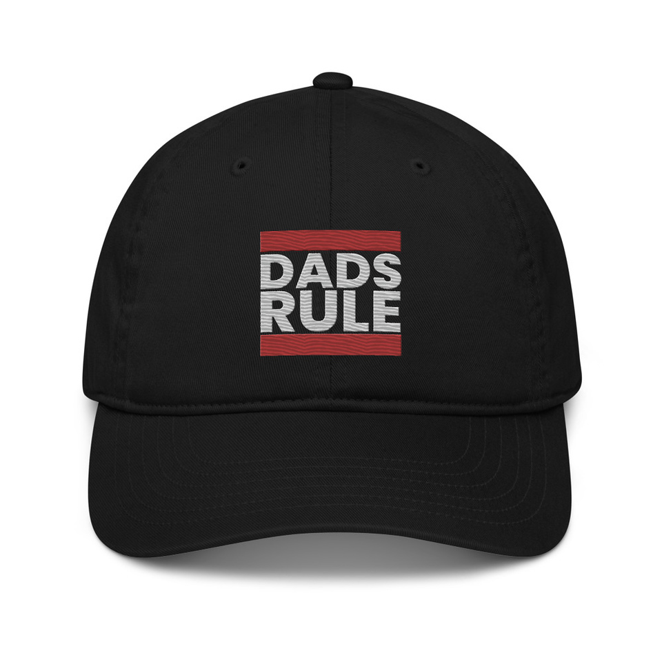 Dads Rule (1) Organic Baseball Cap