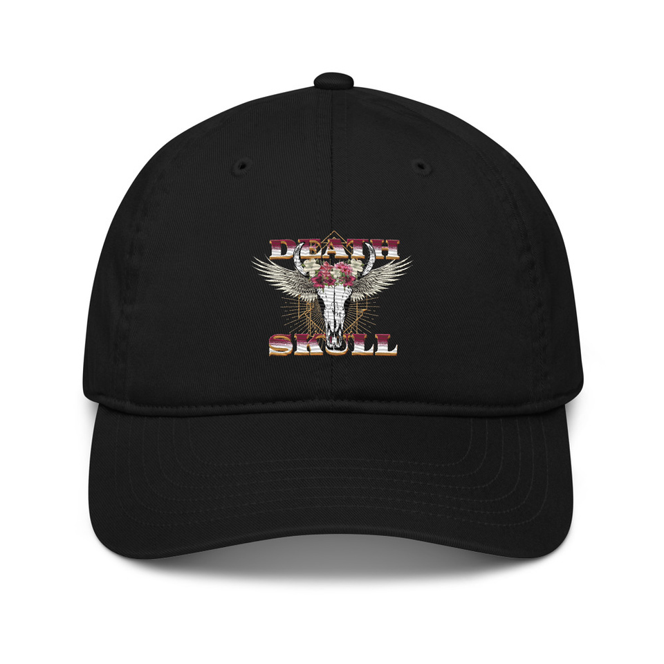 Deah Skull Organic Baseball Cap