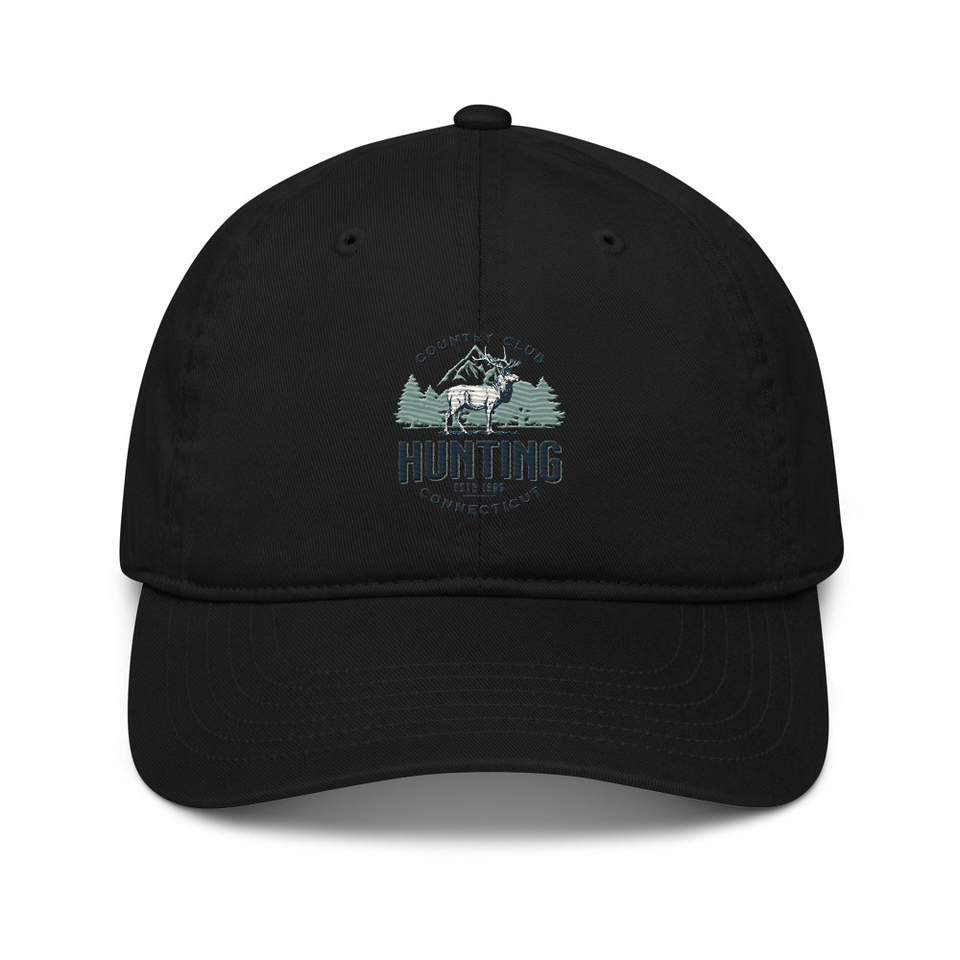 Deer Hunting Country Club  Organic Baseball Cap