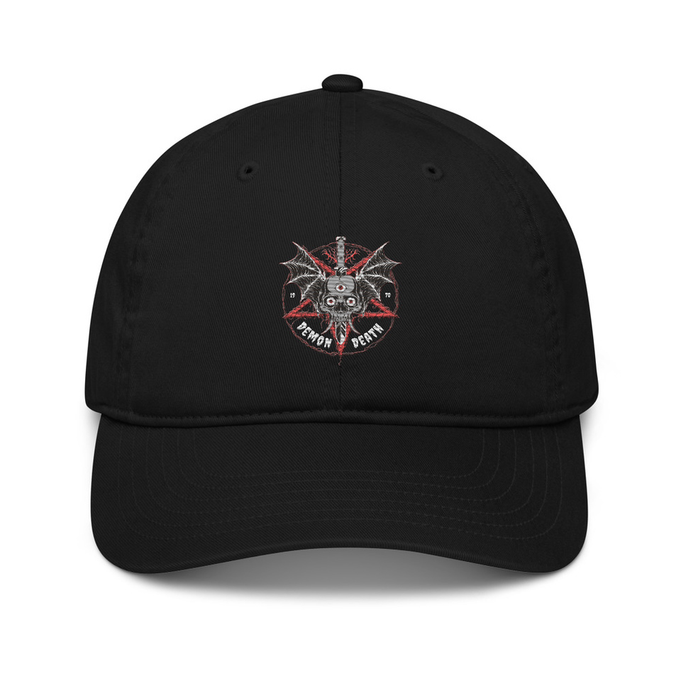 DEMON DEATH Organic Baseball Cap