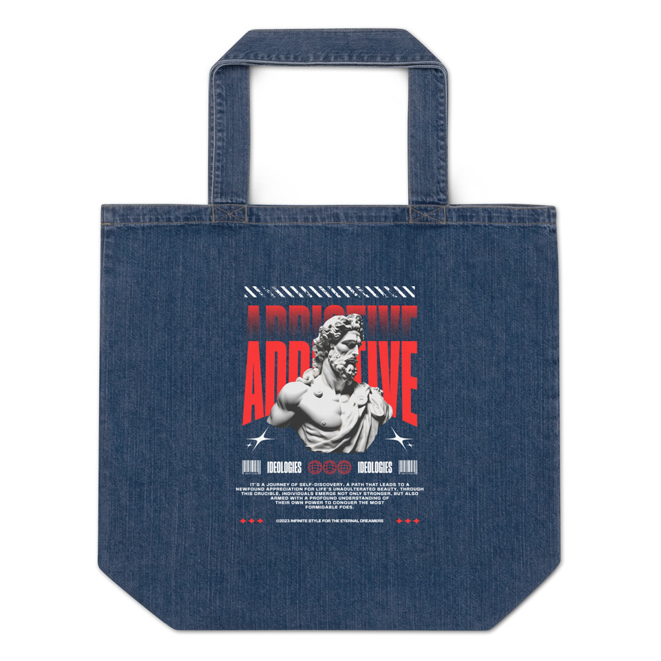 Addictive Organic Denim Tote Bag