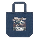 Adventure Mountain Wild Nature Organic Denim Tote Bag