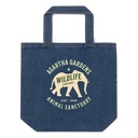 Agartha Gardens Wildlife - Animal Sanctuary Organic Denim Tote Bag