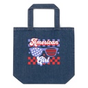 American girl Organic Denim Tote Bag