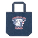 American Made Organic Denim Tote Bag