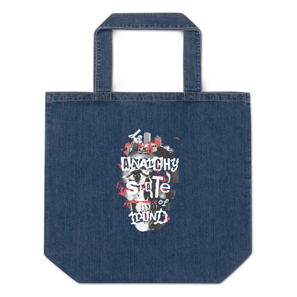 Anarchy State of Mind Organic Denim Tote Bag
