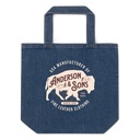 Anderson & Sons Leather Clothing - Buffalo Organic Denim Tote Bag