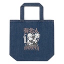 Anime Celebrity Girl - Japanese Cyber Streetwear Organic Denim Tote Bag