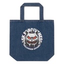 Ask Forgiveness Organic Denim Tote Bag