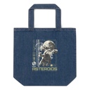 Asteroids Organic Denim Tote Bag