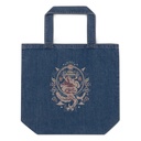 Awaken The Senses - Coffee Beans Organic Denim Tote Bag