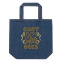 Baby Bees - Cute Insect Organic Denim Tote Bag
