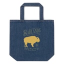 Badlands National Park - Bison Organic Denim Tote Bag