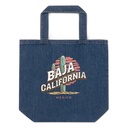 Baja Cali Mexico Organic Denim Tote Bag