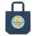 Banana project _-) Organic Denim Tote Bag